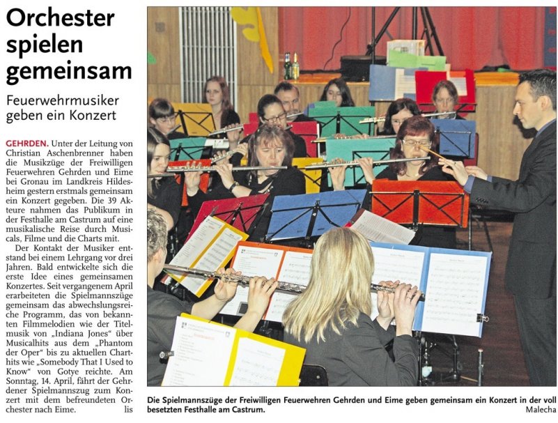 Gemeinschaftskonzert „Klangfarben“