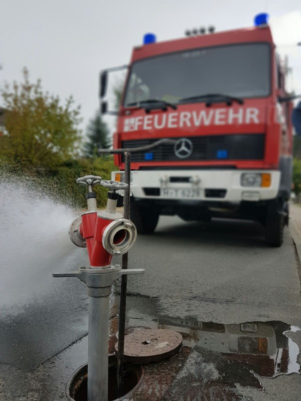Überprüfung der Löschwasserhydranten