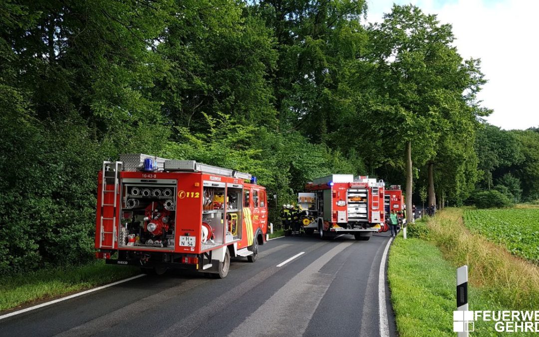 Hilfeleistung – Verkehrsunfall mit eingeklemmter Person