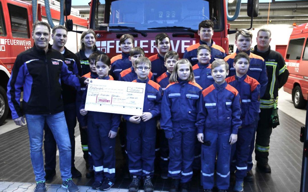 Jugendfeuerwehr erhält großzügige Spende