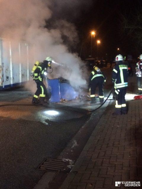 Feuer – Containerbrand