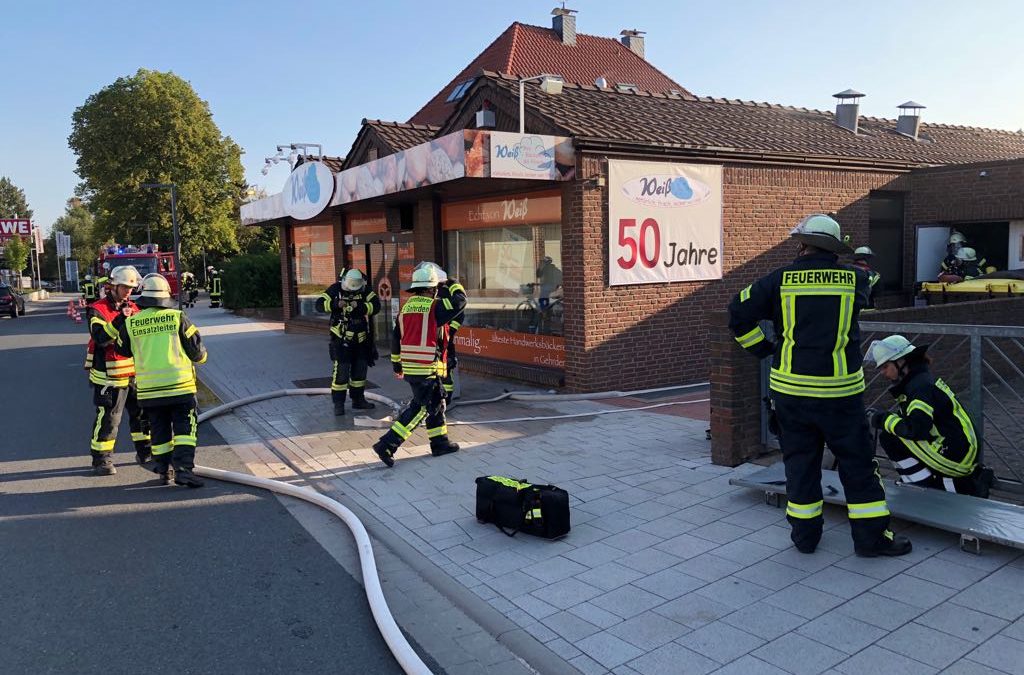 Einsatzübung – Mehlstaubexplosion