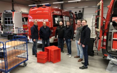 Neuer Einsatzleitwagen wird ausgebaut