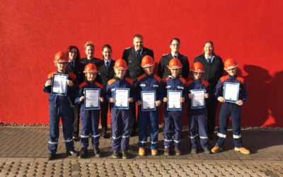 Brandflohabnahme der Kinderfeuerwehr Gehrden