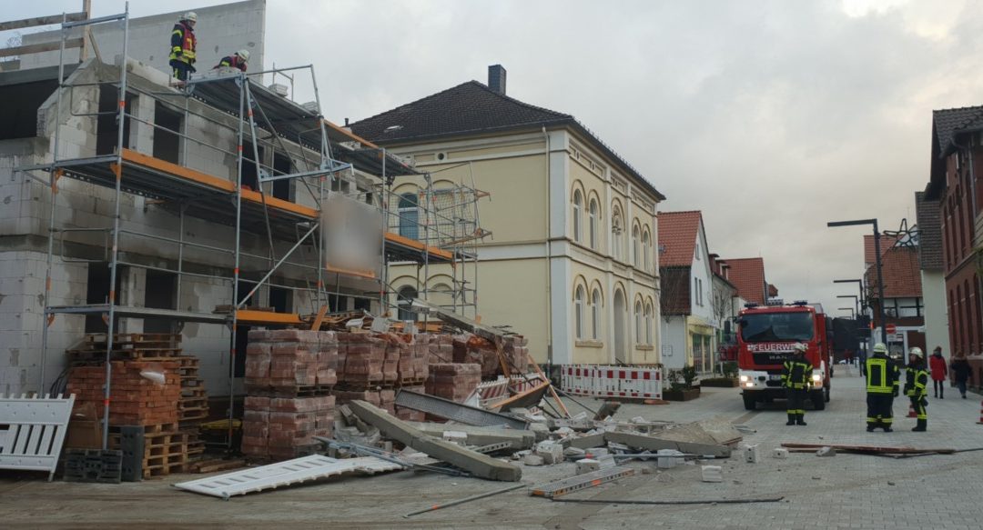 Hilfeleistung – Sturmschaden / Gebäudeeinsturz