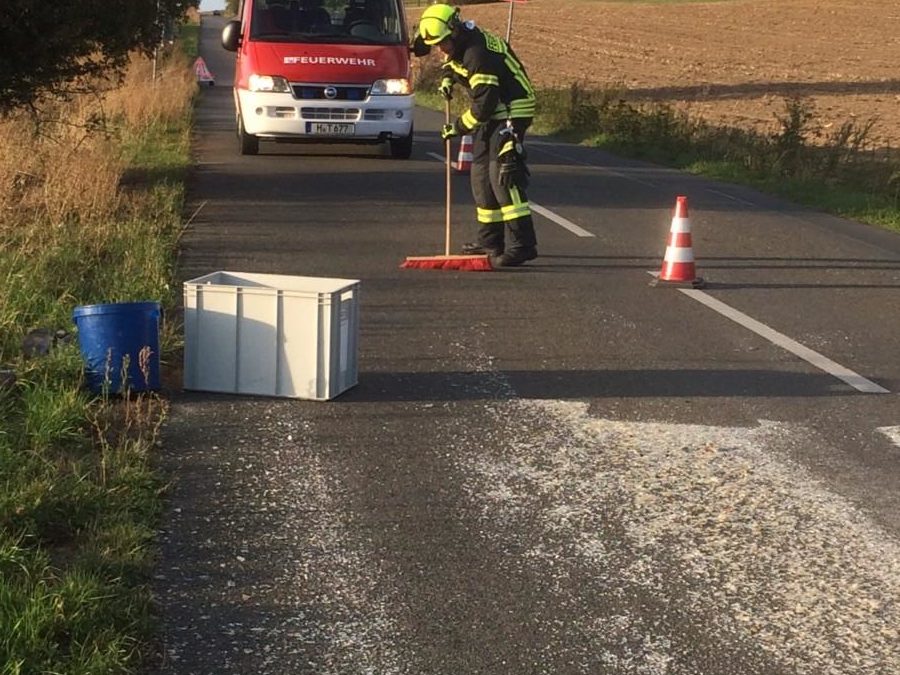 Hilfeleistung – Straßenverunreinigung