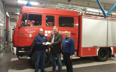 Erlös aus Tombola geht als Spende an die Feuerwehr Gehrden