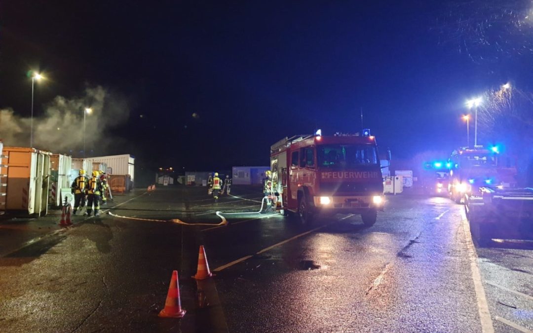 Feuer – Containerbrand