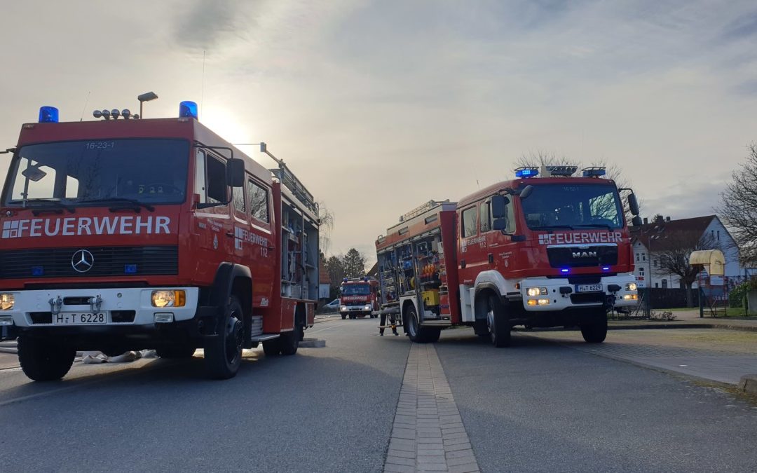 Einsatzübung – Feuer in Zimmereibetrieb