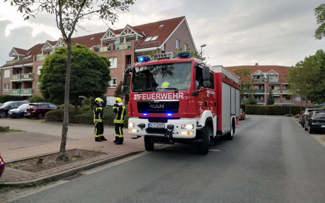 Hilfeleistung – Hilflose Person auf Balkon