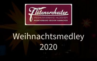 Weihnachtsmedley des Flötenorchesters Kreismusikverband Hildesheim Musikverband Region Hannover