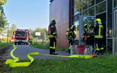Einsatzübung an der Oberschule