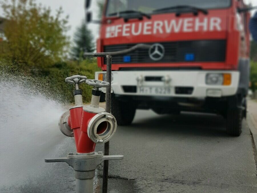 Überprüfung der Löschwasserhydranten