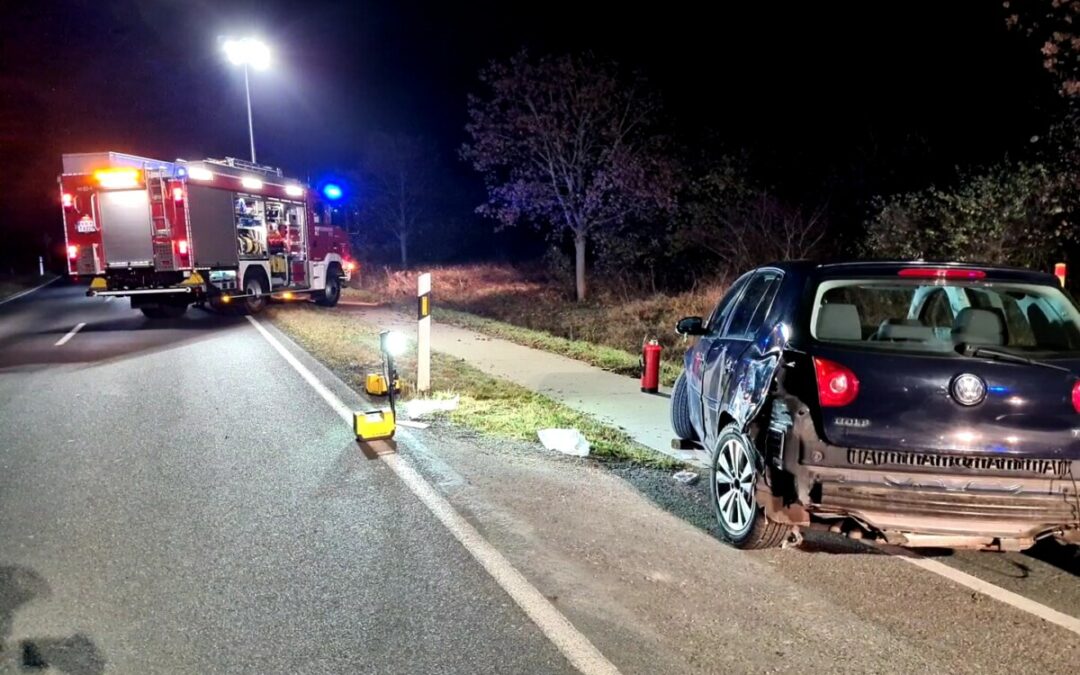 Verkehrsunfall – verletzte Person