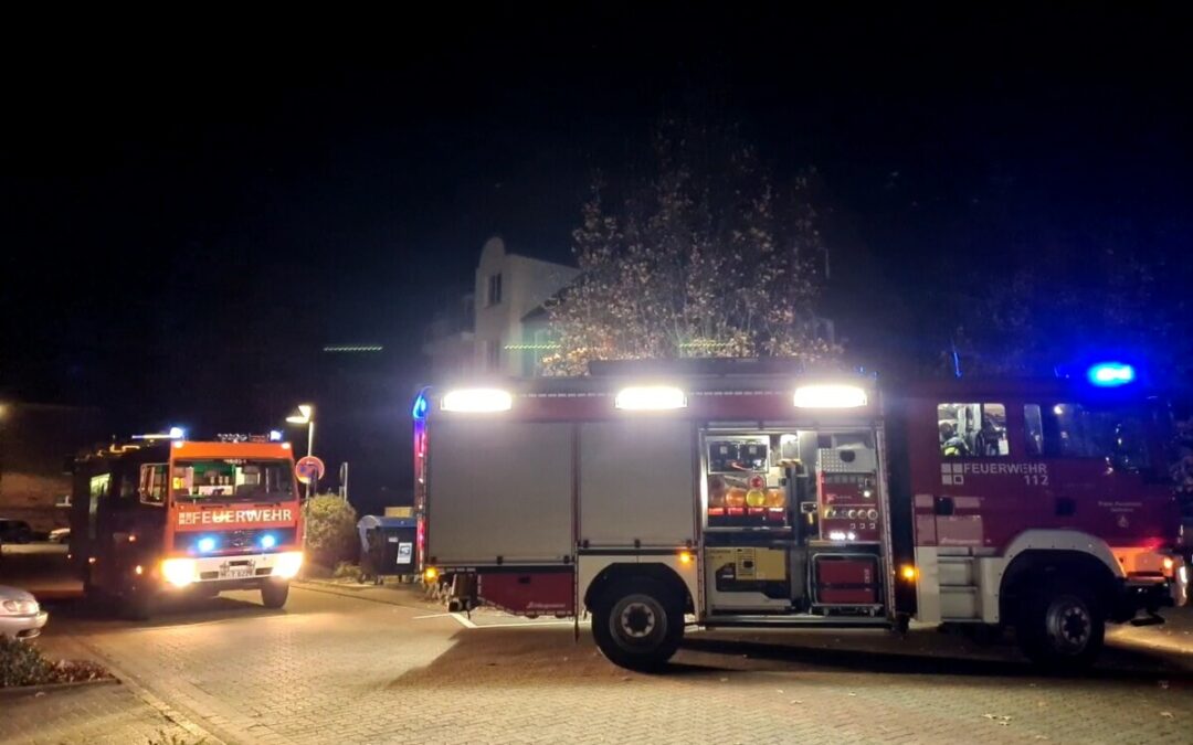 Feuer – brennende Heizdecke