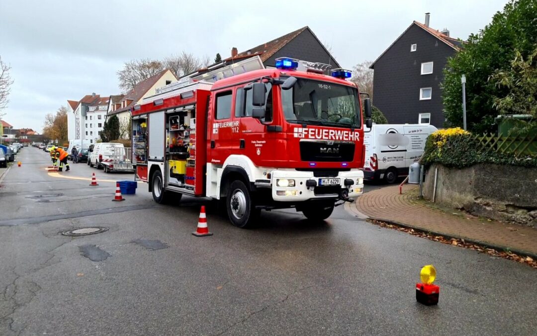 Hilfeleistung – Ölspuren im Stadtgebiet