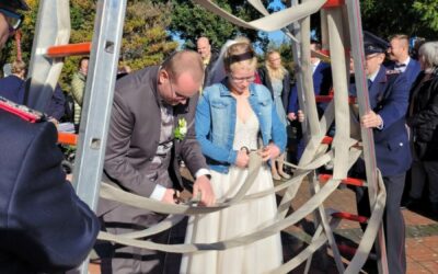 Hochzeits-Spalier für Johanna und Pascal