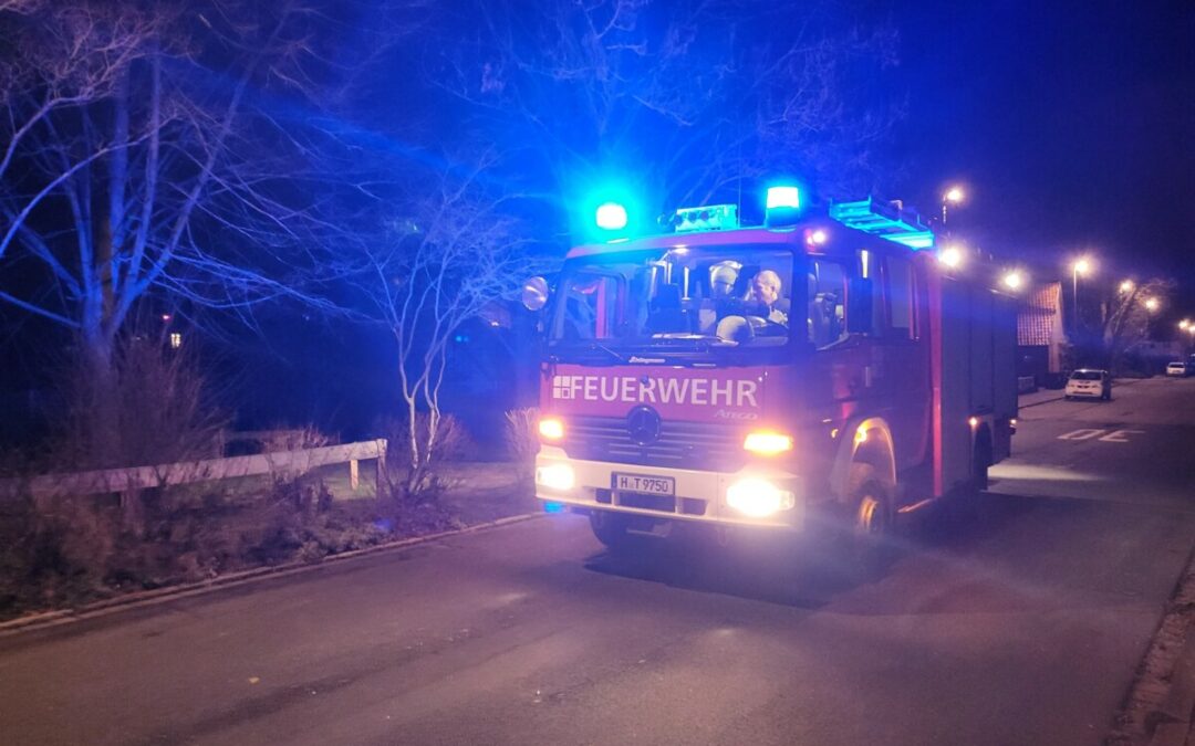 Feuer – Mülleimerbrand