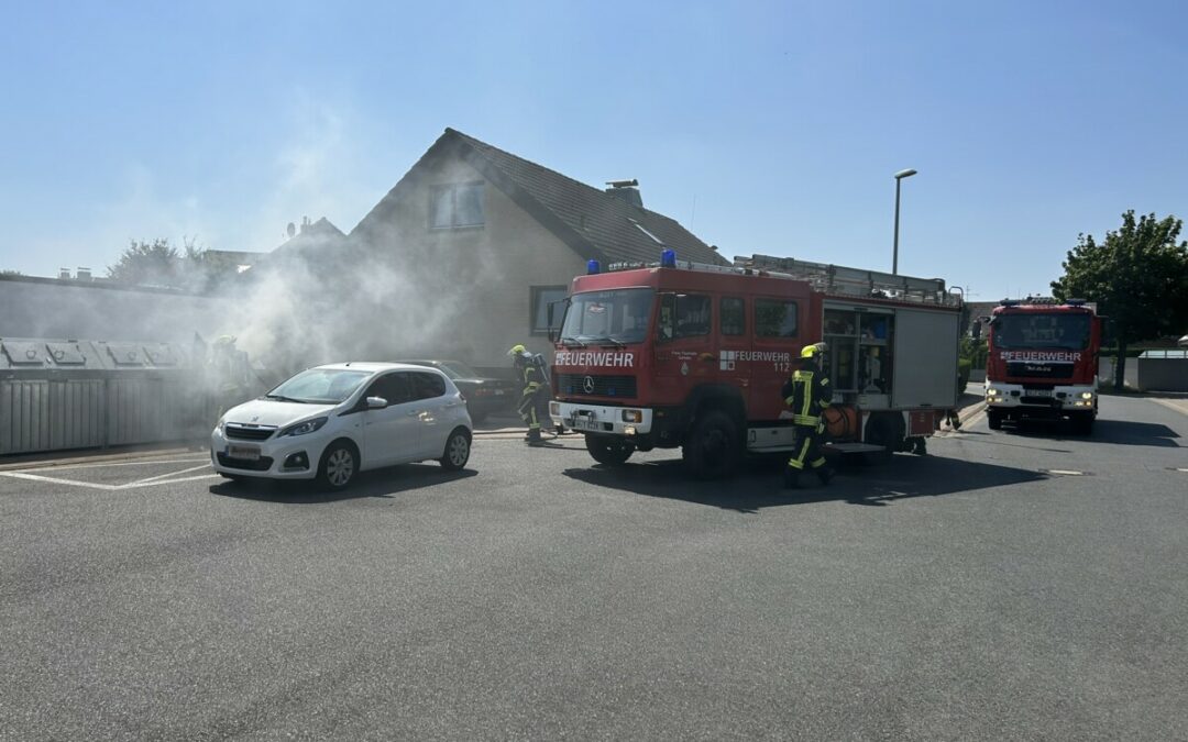 Feuer – Containerbrand