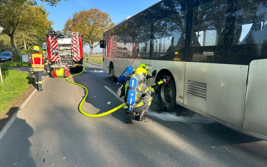 Feuer – Rauchentwicklung Linienbus