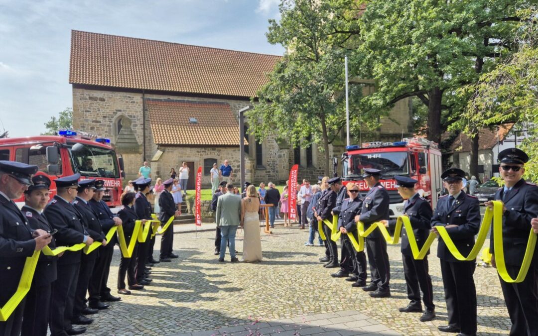 „Wenn ein Feuerwehrmann heiratet…..“