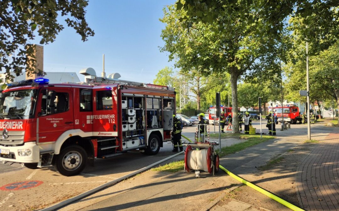 Feuer – Rauchentwicklung im Jugendpavillon