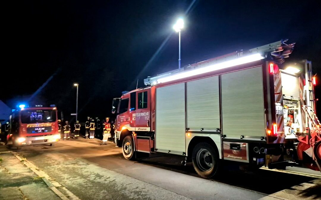 Feuer – brennender Gasgrill