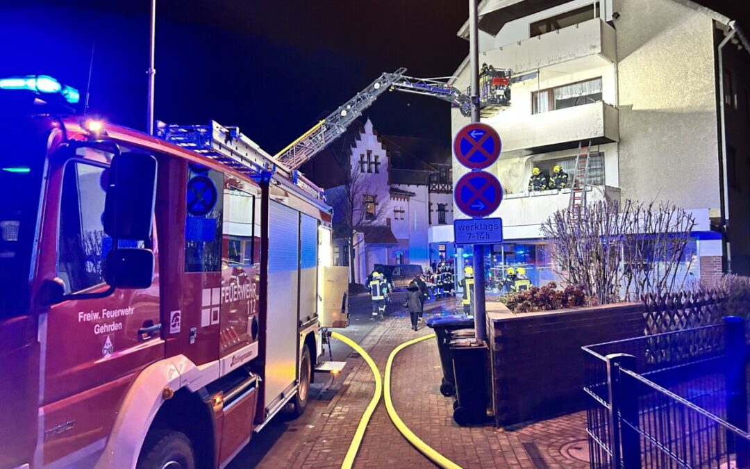 Feuer – Balkonbrand