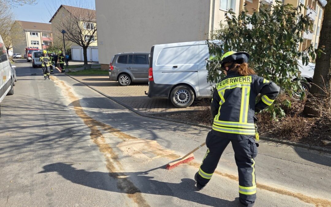 Hilfeleistung – ausgelaufene Betriebsstoffe