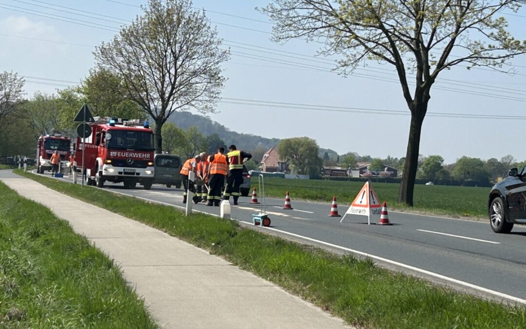 Hilfeleistung -Ölspur