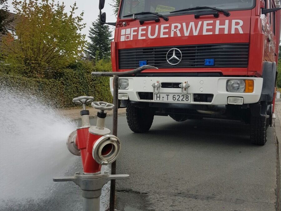 Überprüfung der Löschwasserhydranten