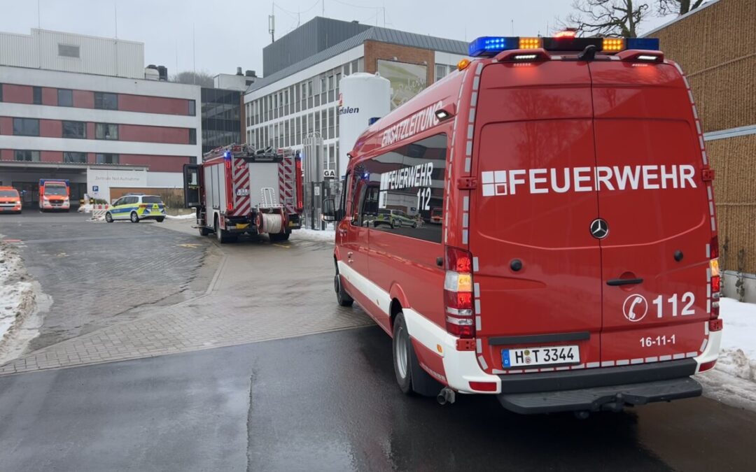 Feuer – Rauchentwicklung in Patientenzimmer