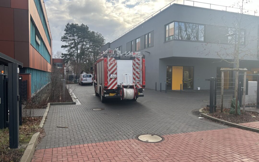 Feuer – ausgelöste Brandmeldeanlage/Fettbrand