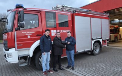 Jugendfeuerwehr bekommt Übungspager als Spende
