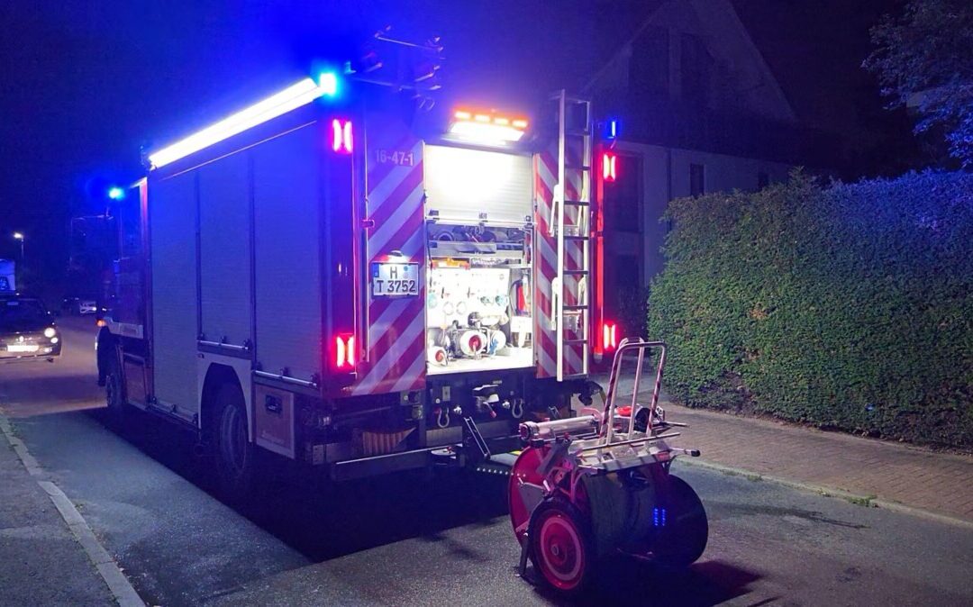 Feuer – Brandnachschau/Altpapiertonne
